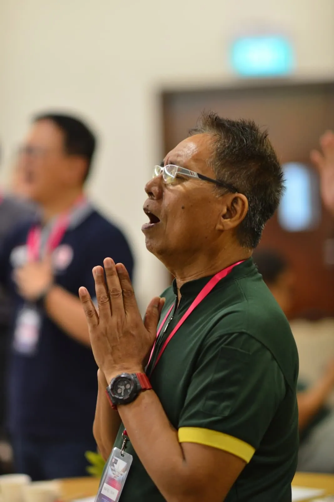 A moment of prayer